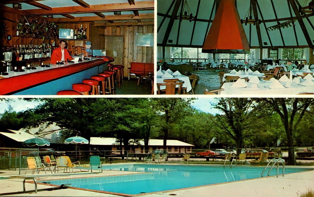 Fonro Lodge Resort Motel (Cole Creek) - Old Postcard